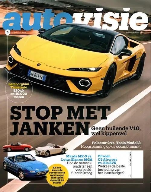 Autovisie 5 2026 : Alpine A110 - Mazda MX-5 - MG MGA - Lotus, Ophalen of Verzenden, Gelezen, Algemeen