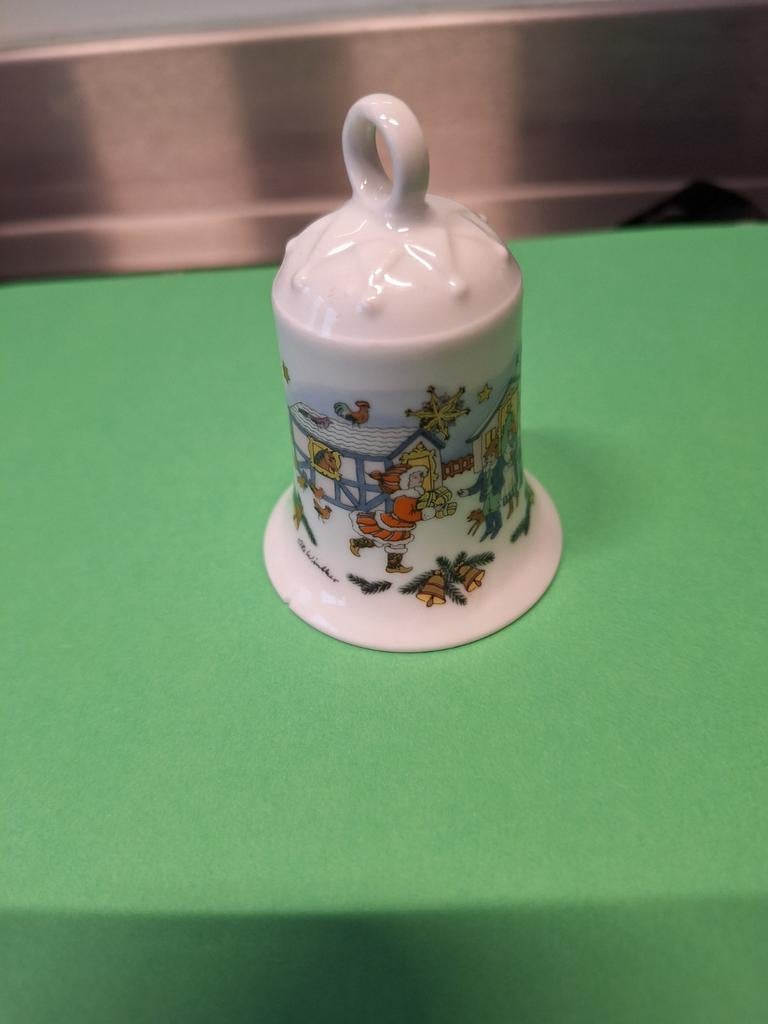 Hutschenreuther 1985 Bauernhof porselein (kerst) klokje, Ophalen of Verzenden