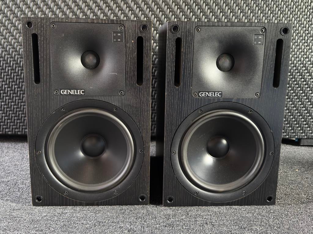 Genelec 1031A BI-Amplified monitoring, Audio, Tv en Foto, Luidsprekers, Zo goed als nieuw, 120 watt of meer, Front, Rear of Stereo speakers