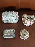 Vintage schelpen doosjes. Geheel intact 1koop 20€, Antiek en Kunst, Ophalen