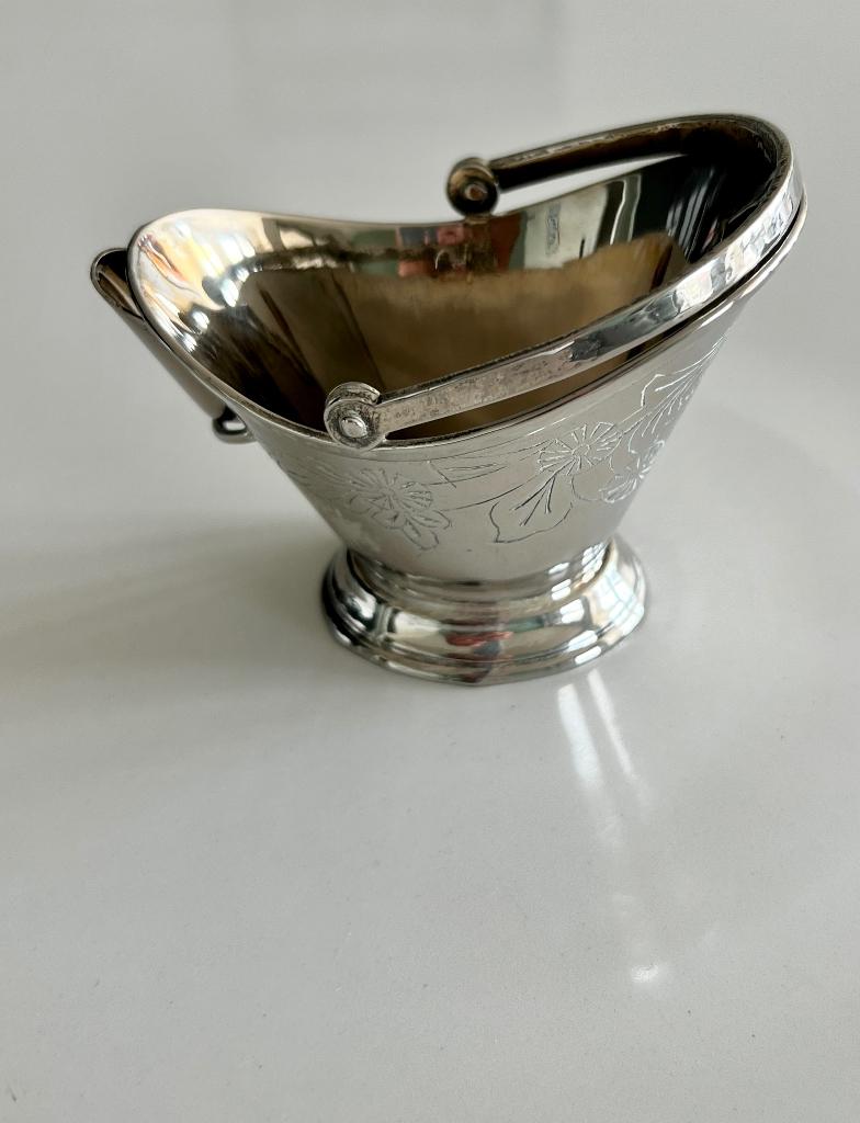 verzilverd suikerpotje, Antiek en Kunst, Antiek | Goud en Zilver, Ophalen of Verzenden