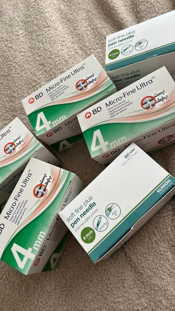 BD Micro-Fine Ultra insuline naaldjes, Ophalen of Verzenden, Nieuw