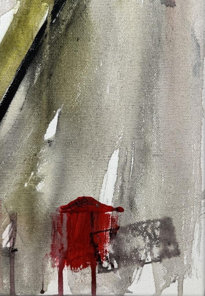 1049. Acrylverfschilderij, A Broken Universe - 2017, Ophalen of Verzenden