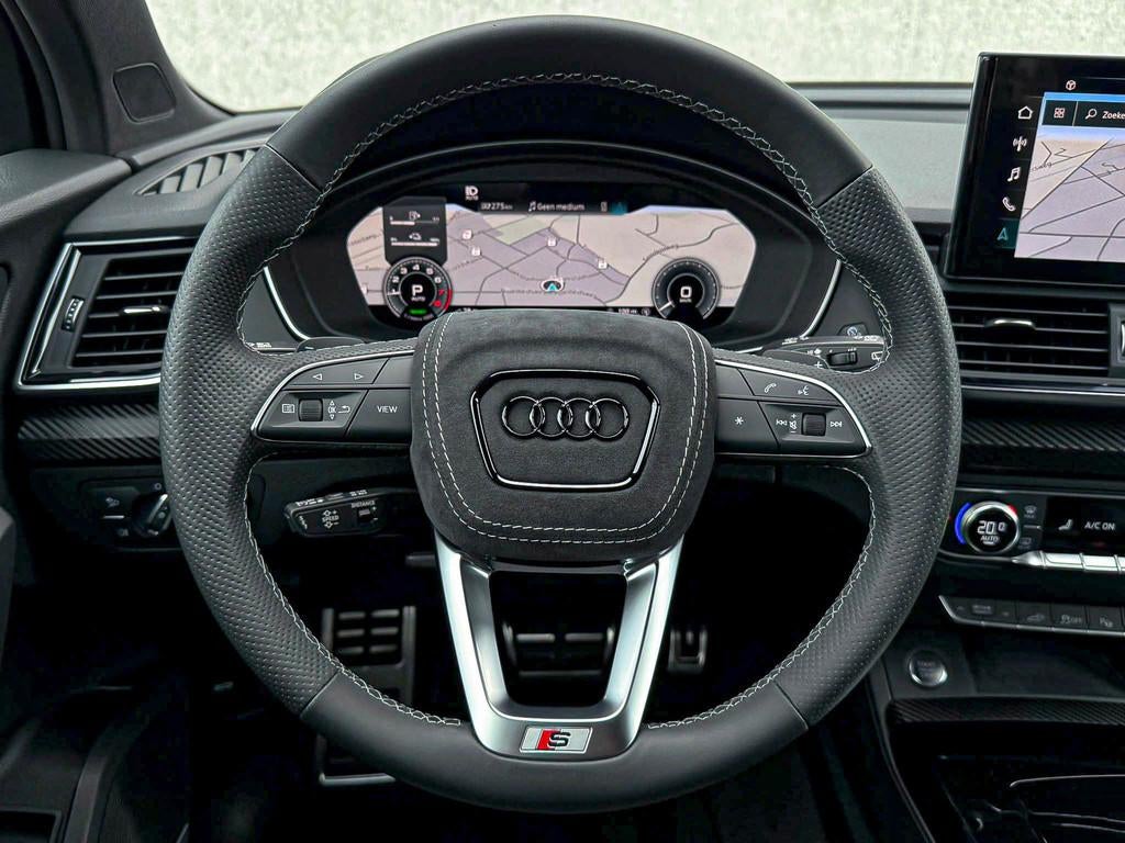 Audi Q5 Sportback 55TFSI e 367pk Quattro Competition S Editi, Automaat, Lichtsensor, Gebruikt, Zwart