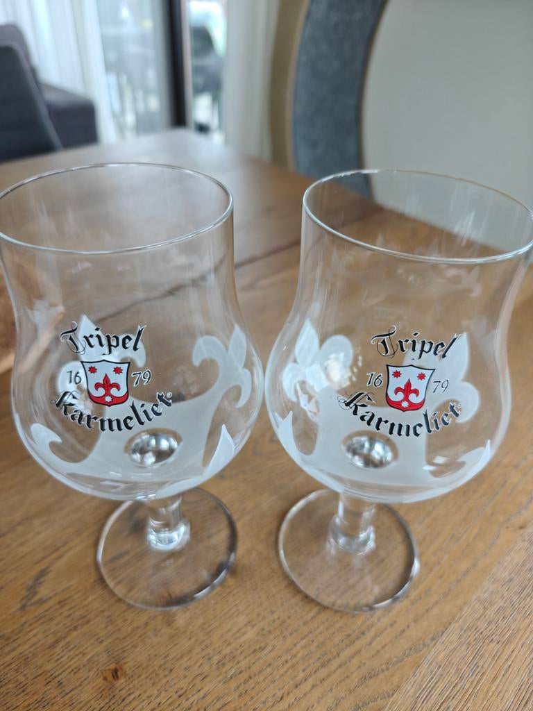 Tripel Karmeliet bierglazen 2x, Ophalen