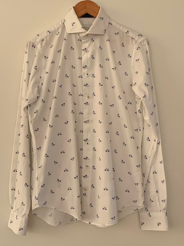 Jackett & Sons, Ophalen of Verzenden, Zo goed als nieuw, Wit, Halswijdte 39/40 (M)