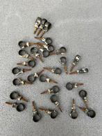 29x Messing ogen om roeden traploper te bevestigen, Ophalen of Verzenden, Zo goed als nieuw