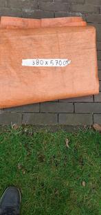 Twee zeilen 3,80x5,70 meter, Ophalen, Gebruikt, 15 m² of meer, Zeil