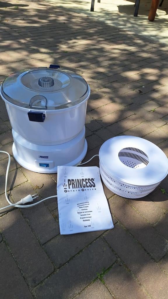 Princess Aardappelschrapmachine met Slaspin, 2 tot 3 liter, Ophalen, Gebruikt