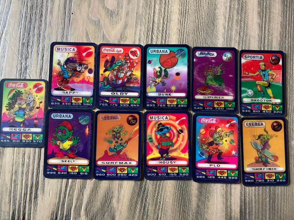 Coca-Cola Pogs / Flippo's - Diverse Collectie (10 stuks), Ophalen of Verzenden, Gebruikt, Overige typen