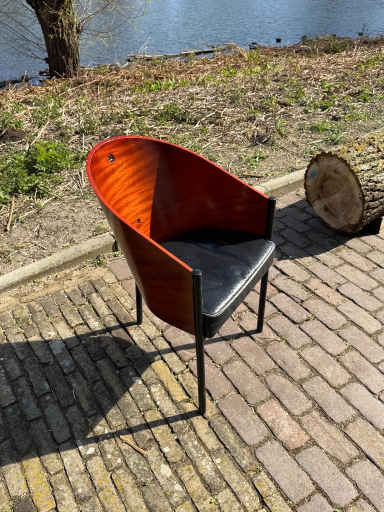 Philippe Starck Costes Chair – Driade 3-poots stoel, Gebruikt, Design / Modern, Bruin, Ophalen of Verzenden