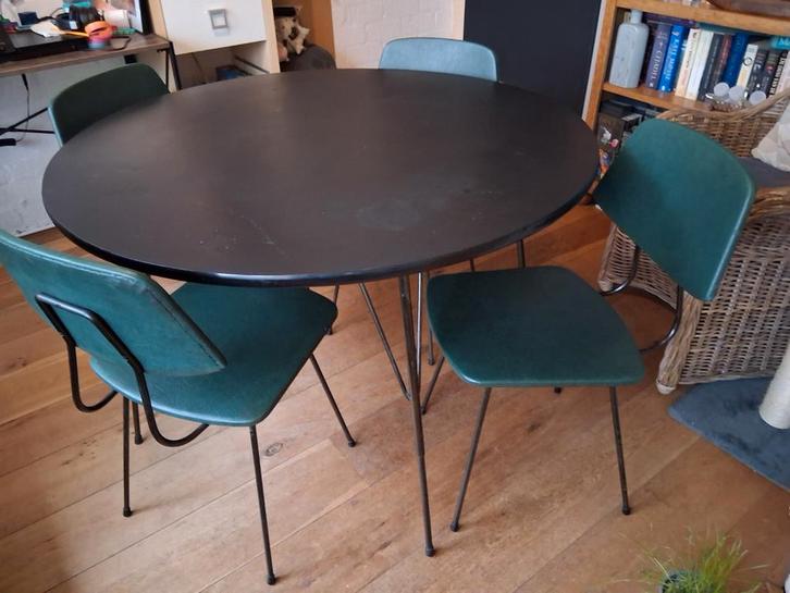 Rudolf Wolf Elsrijk, Huis en Inrichting, Tafels | Eettafels, Gebruikt, 100 tot 150 cm, 100 tot 150 cm, Vier personen, Rond, Overige houtsoorten