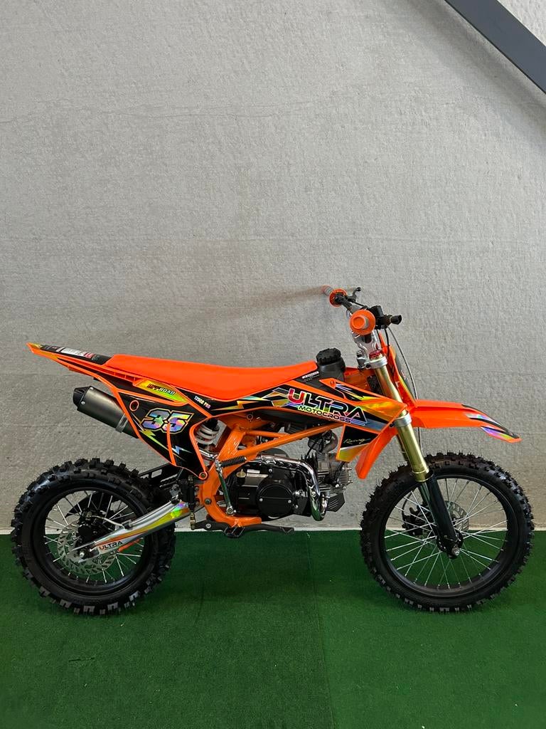Nieuwe Ultra 125CC benzine pitbike,4-takt,schakel,showroom, Ophalen, Nieuw, Ultra, 125 cc