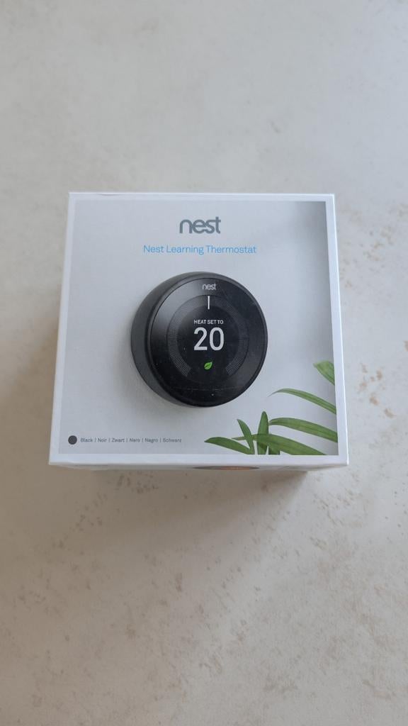 Nest Learning Thermostaat 3e Generatie (v3), Doe-het-zelf en Verbouw, Thermostaten, Ophalen of Verzenden, Slimme thermostaat, Zo goed als nieuw