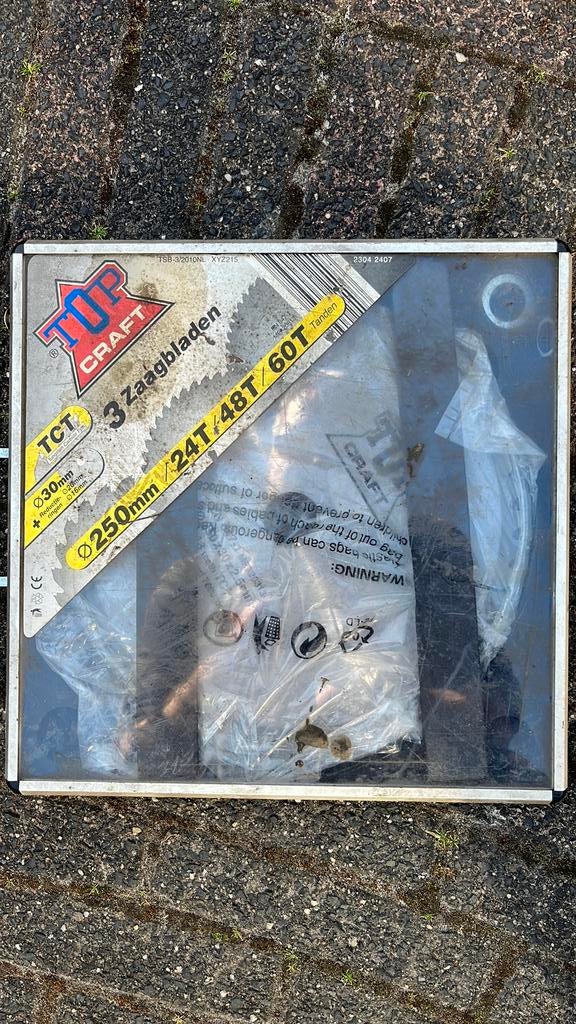 Zaagbladen 25 cm, Doe-het-zelf en Verbouw, Cirkelzaag, Ophalen of Verzenden, Zo goed als nieuw, 30 tot 70 mm