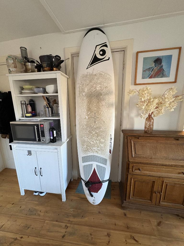 Bic surf board 8'4" magnum, Watersport en Boten, Golfsurfen, Ophalen, Gebruikt, Funboard, Met vinnen