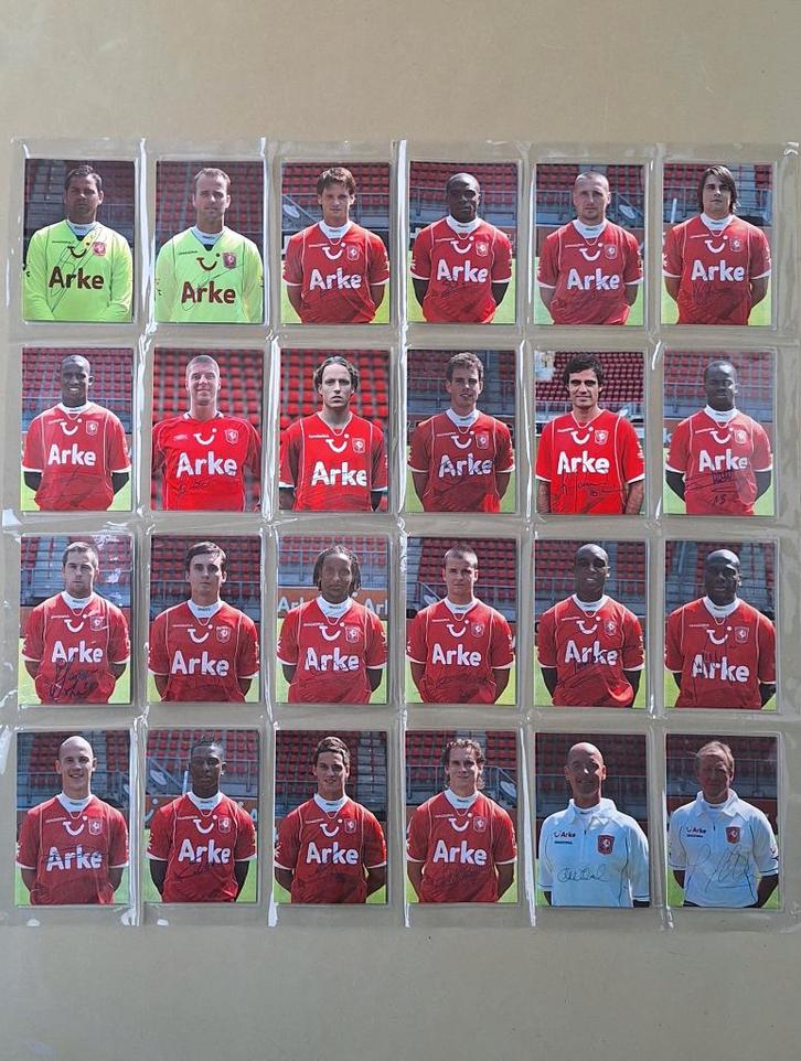 vintage FC Twente voetbalplaatjes selectie seizoen 2008-2009, Verzamelen, Sportartikelen en Voetbal, Zo goed als nieuw, Poster, Plaatje of Sticker