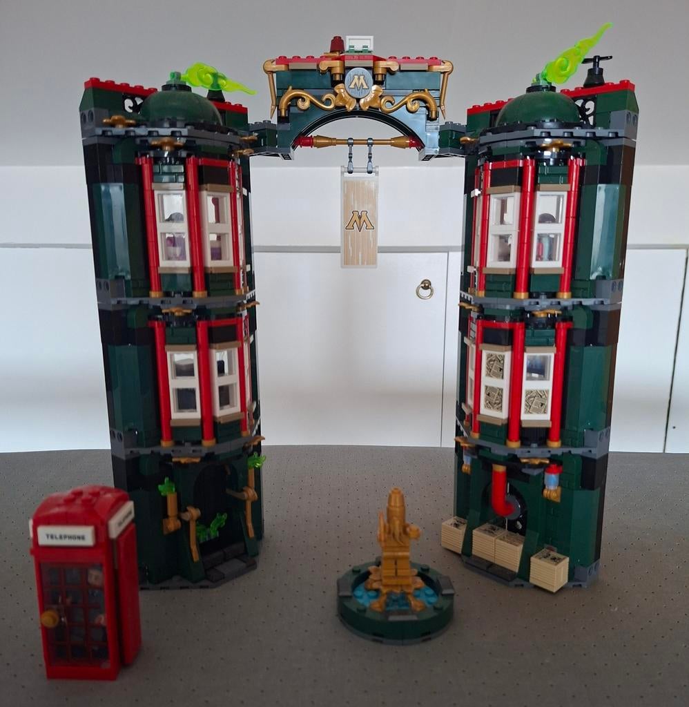 Harry Potter lego ministerie van toverkunst, Ophalen