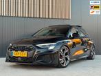 Audi A3 Sportback 45 TFSIe 3x S-LINE Competition, 4 cilinders, Leder en Stof, Zwart, Hybride Elektrisch/Benzine