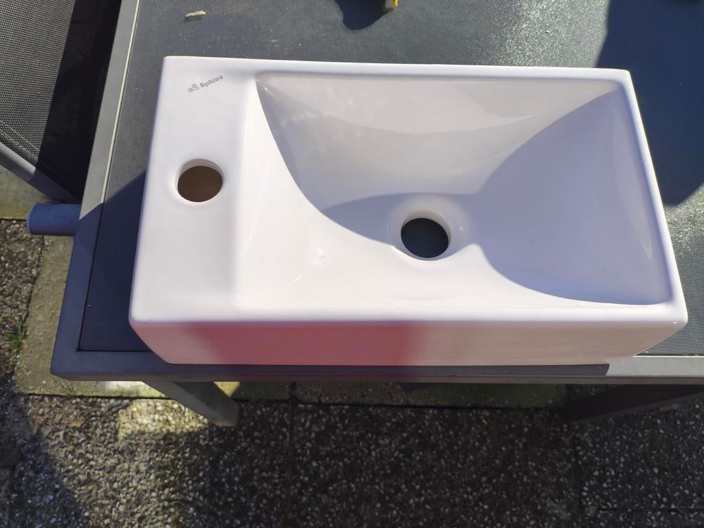 Sphinx 420 wastafel voor toilet - 40x11x23cm, Ophalen of Verzenden, Nieuw, Wastafel