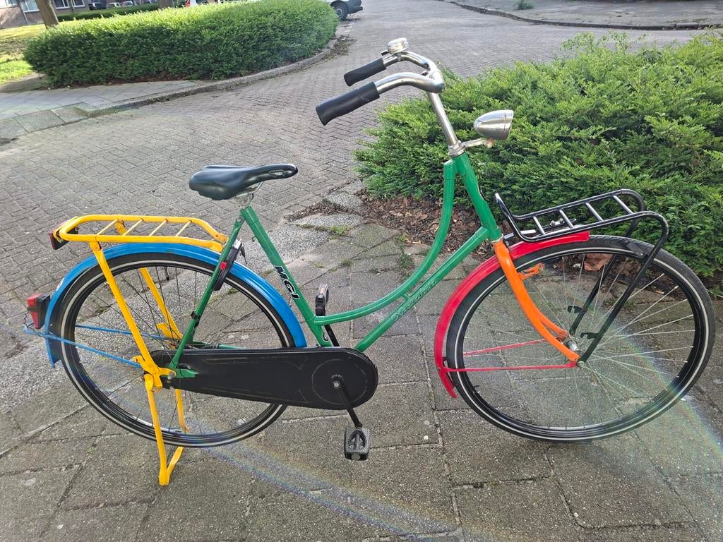 Opvallende Omafiets ((vaste prijs), 53 tot 56 cm, Ophalen, Gebruikt, Onbekend