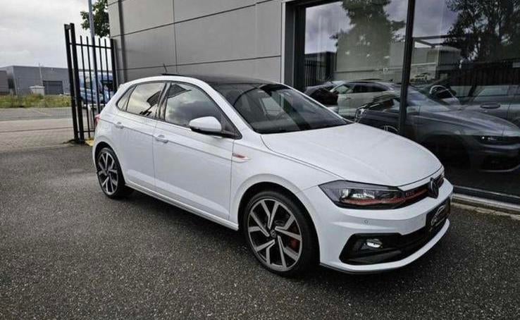 Volkswagen Polo GTI 2.0 TSI DSG 250 PK Pano – Camera - Wit, Auto's, Stof, Zwart, 4 cilinders, 1984 cc