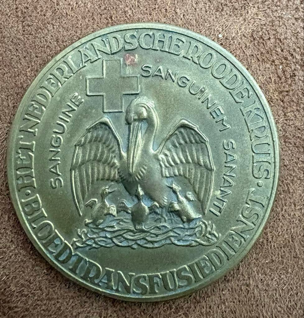 Nederlandsche Roode Kruis penning, Ophalen of Verzenden, Brons, Nederland