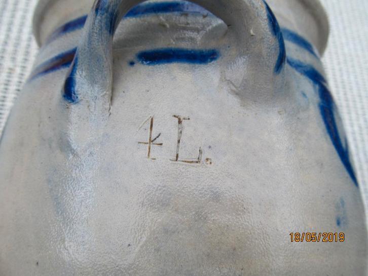 4 liter Keulse pot., Antiek en Kunst, Antiek | Keukenbenodigdheden, Ophalen of Verzenden