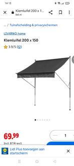 Klem luifel livarno, Minder dan 150 cm, Ophalen, Nieuw, Knikarmscherm