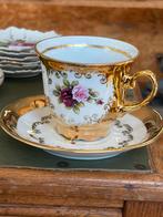 HK Bavaria Handarbeit 24K verguld kop en schotel, Ophalen of Verzenden