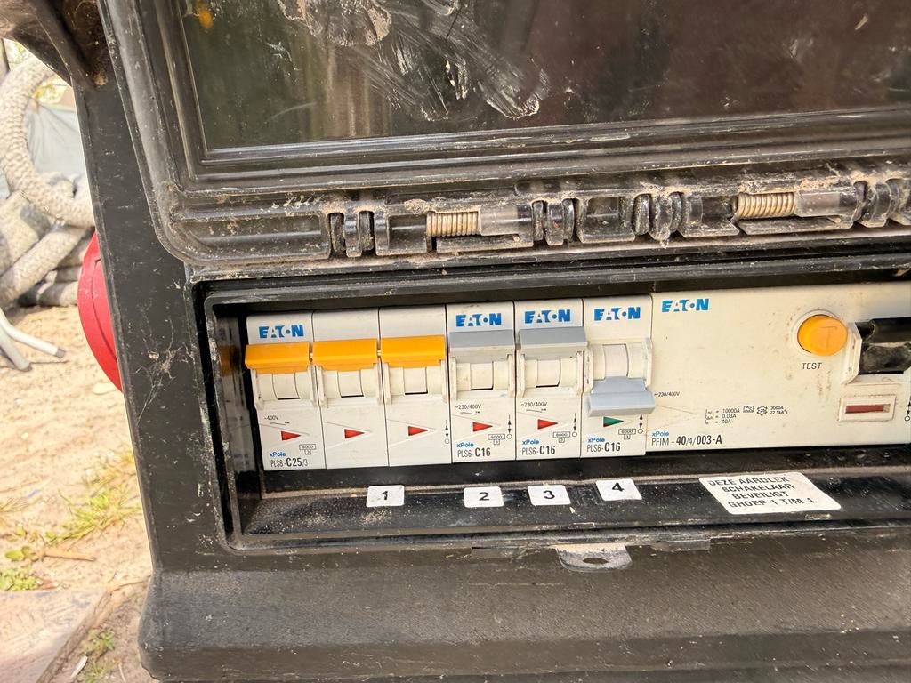 Paddestoel stroomkast zwerfkast 380/220, Ophalen, Gebruikt, Overige typen
