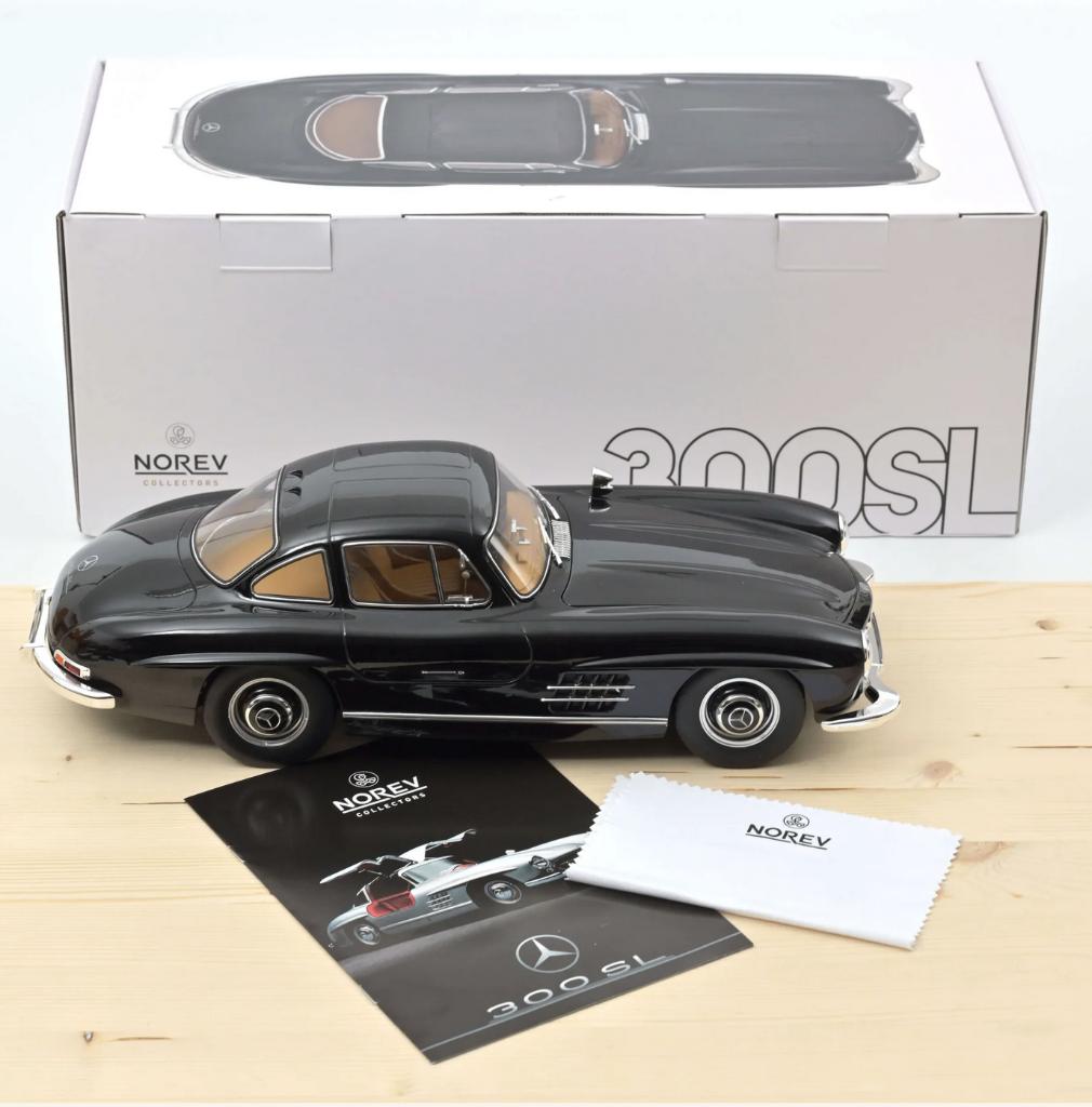 Mercedes Benz 300 SL 1954 ZWART 1/ 12 lim.ed. 300 pcs 123851, Hobby en Vrije tijd, Modelauto's | 1:5 tot 1:12, Verzenden, Nieuw