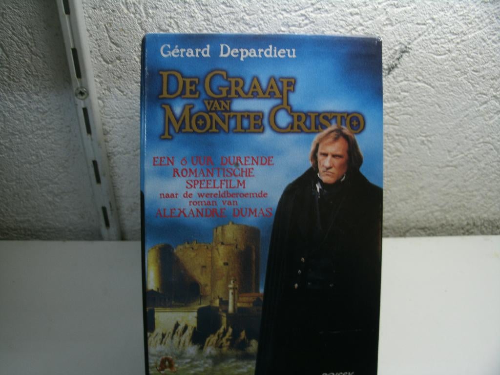 vhs 49a de graaf van monte cristo  4 banden, Alle leeftijden, Ophalen of Verzenden, Gebruikt, Overige typen