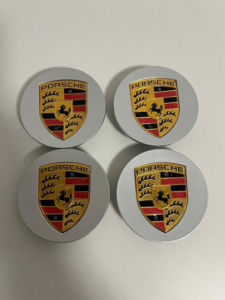 Porsche naafdop naaf kap / wieldoppen – 76mm Zilver, Ophalen of Verzenden, Nieuw