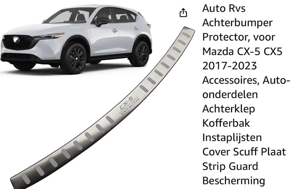 Mazda CX 5 kofferbak bescherming strip, Ophalen of Verzenden, Nieuw, Mazda, Bumper