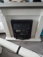 Schouw met. Sierhaard en spiegel, Ophalen, Vrijstaande haard, Elektrische haard