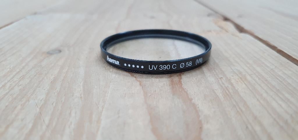 UV Filter / uvfilter - UV 390 (VII) 58mm Hama, UV-filter, Ophalen of Verzenden, Nvt, Hama