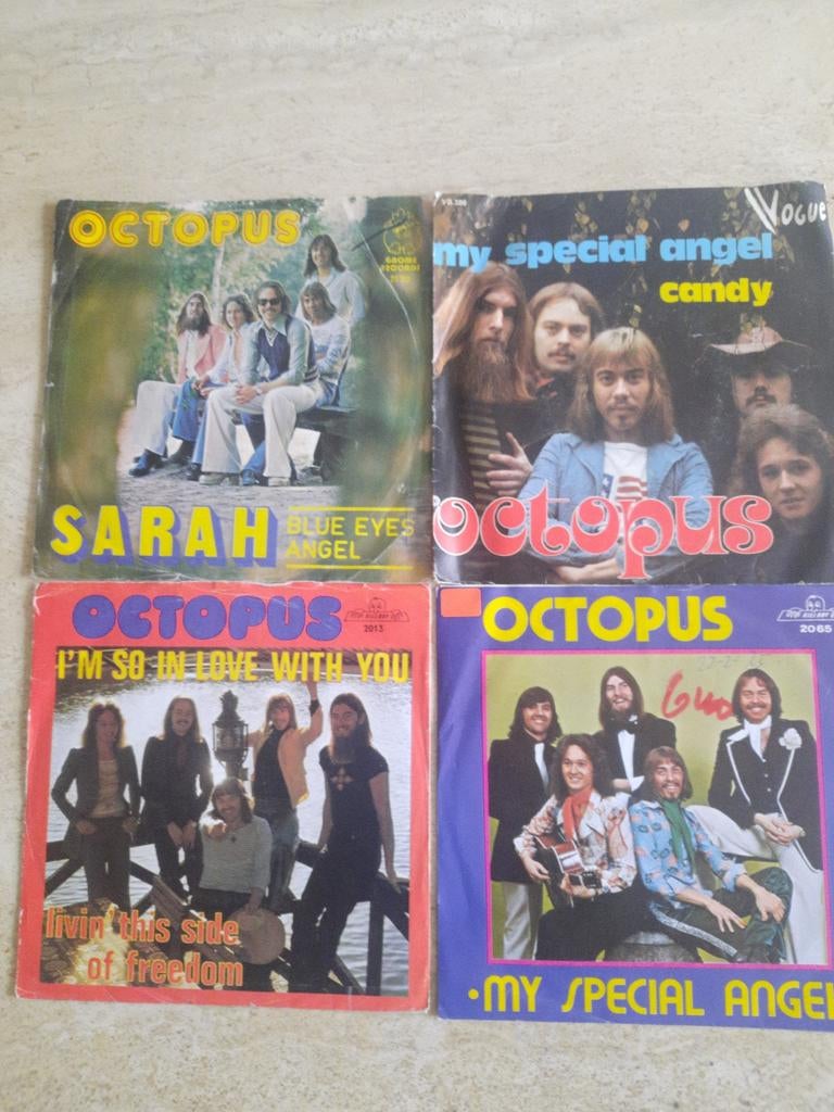 7x vinyl singels van Octopus, Ophalen of Verzenden, Zo goed als nieuw, Overige formaten