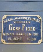 Gietijzeren plaat Haarlem Machinefabriek Gebr. F. Igee, Ophalen