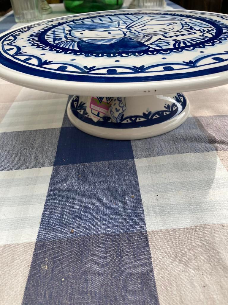 Hollands Blond taartplateau, Ophalen, Nieuw, Aardewerk, Blond Amsterdam