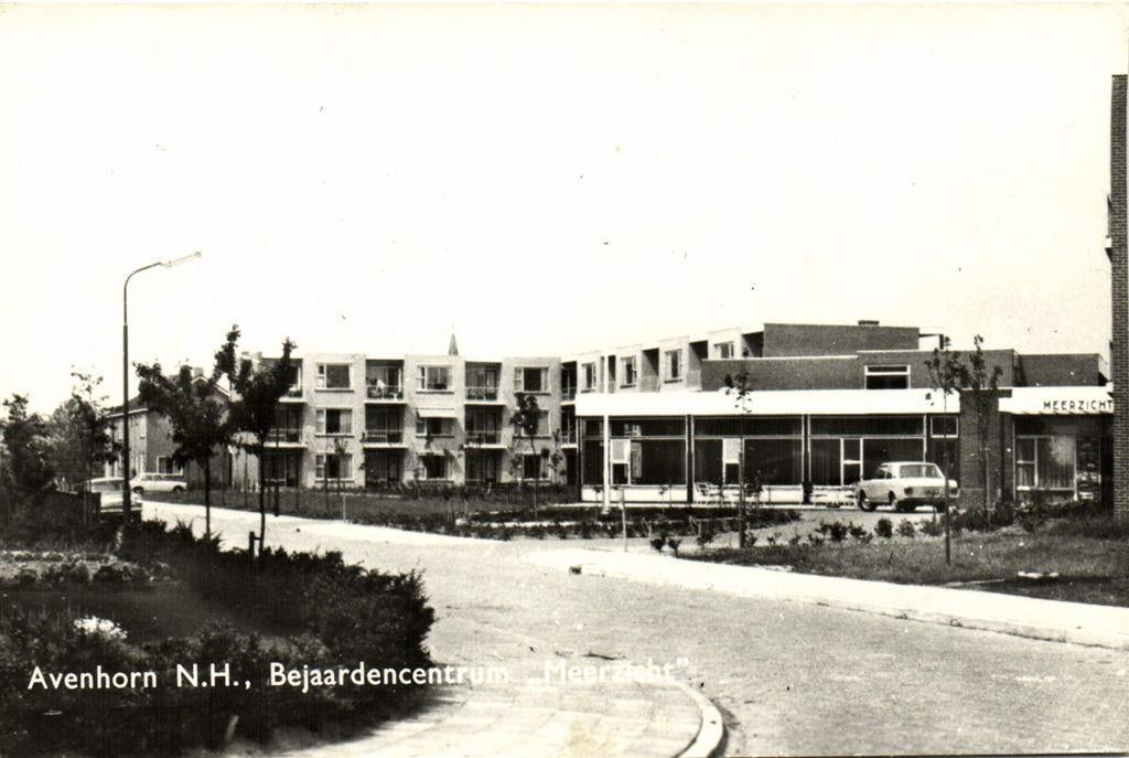 Avenhorn N.H., Bejaardencentrum Meerzicht - 1972 gelopen, Ophalen of Verzenden, 1960 tot 1980, Gelopen, Noord-Brabant