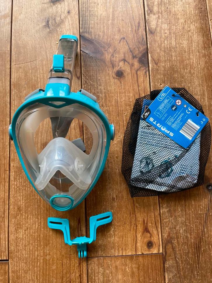 Snorkelmasker - Duikmasker - Volgelaatsmasker, Watersport en Boten, Snorkelen, Zo goed als nieuw, Snorkelmasker, Ophalen of Verzenden