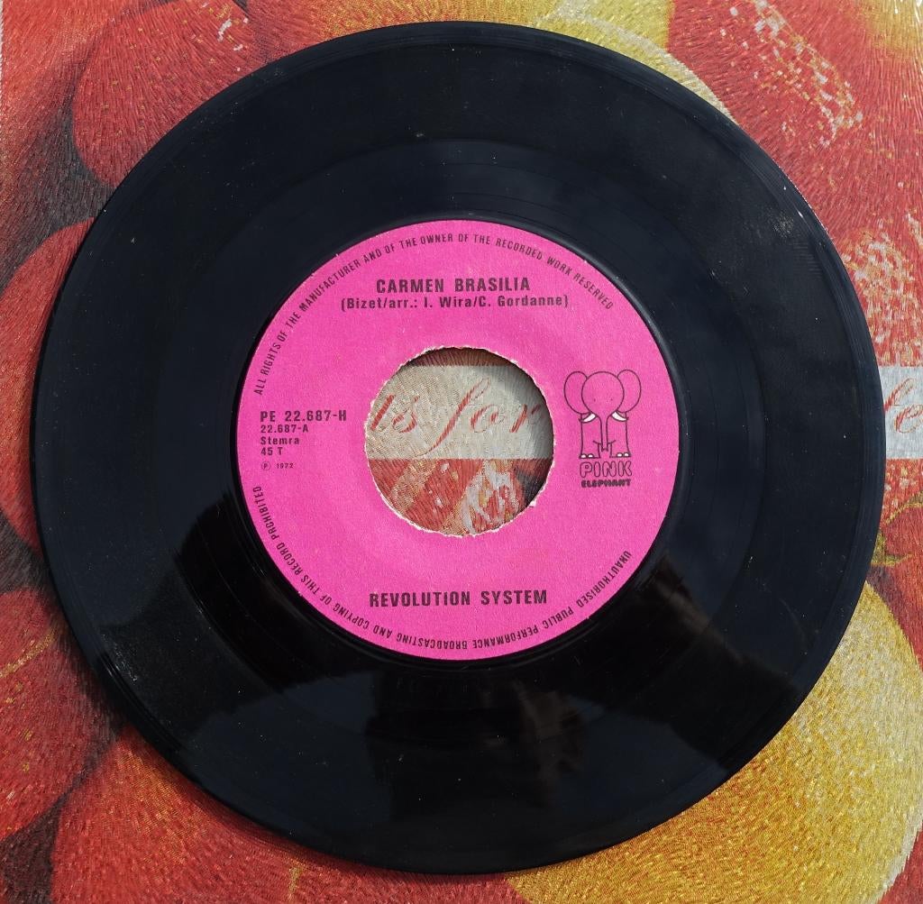 carmen brasilia - revolution system, Cd's en Dvd's, Vinyl Singles, Gebruikt, Overige genres, 7 inch, Single