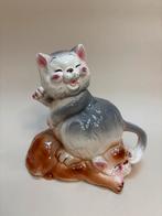 Vintage Japanse spaarpot katten - Perfecte staat, Ophalen of Verzenden, Zo goed als nieuw, Steen, Aardewerk of Keramiek, Dier