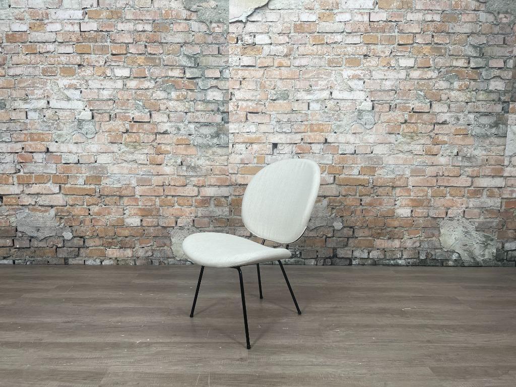 Gispen Kembo 301 Easy Chair wit bij TheReSales, Minder dan 75 cm, Ophalen of Verzenden, Zo goed als nieuw, Stof