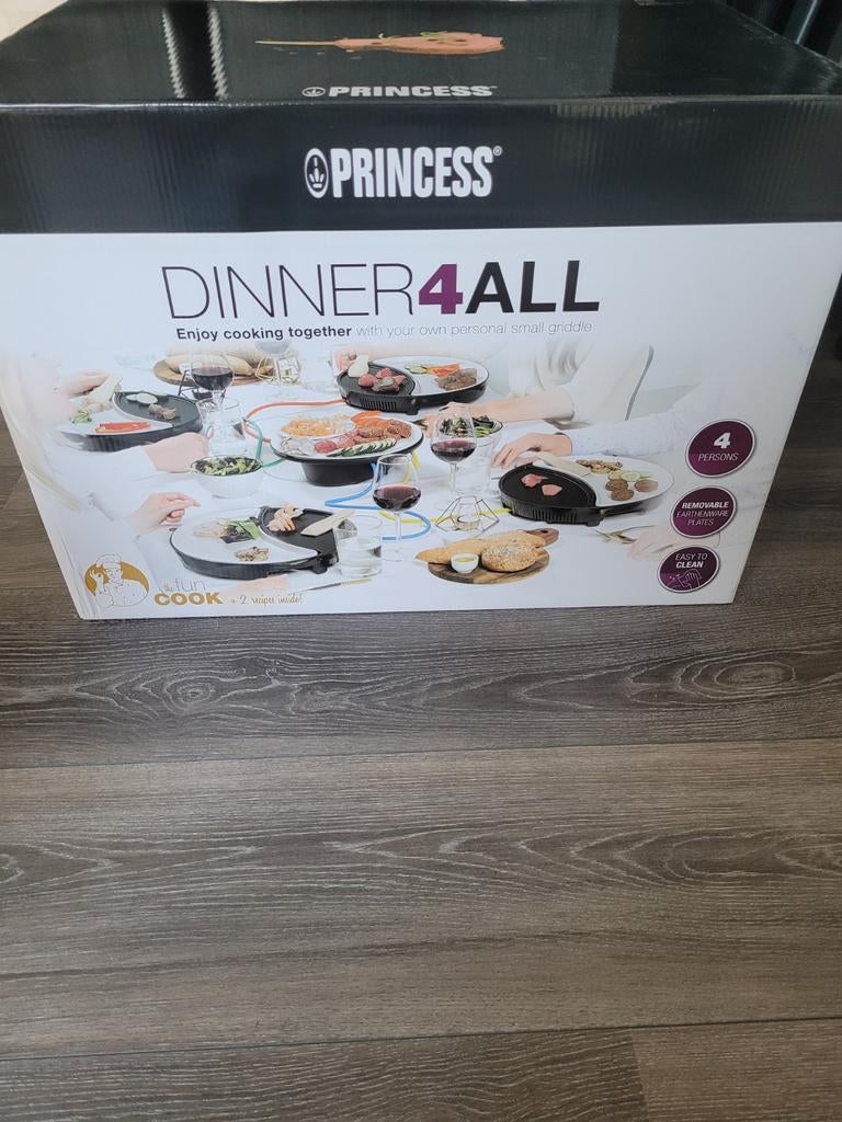 Princess dinner4all, Ophalen, Zo goed als nieuw, 4 t/m 7 personen