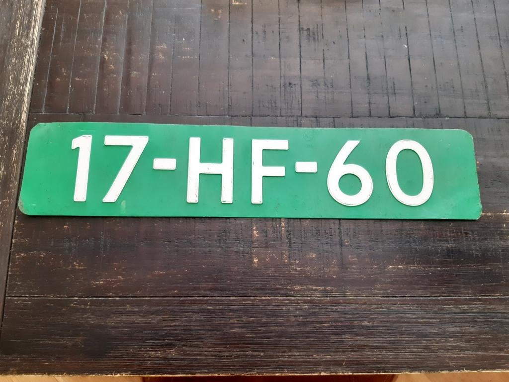 Oud kenteken, Ophalen of Verzenden, Gebruikt