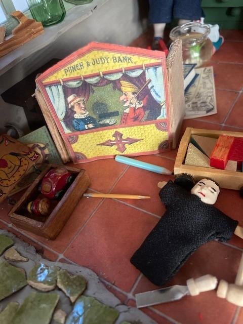 Poppenhuis poppenkast, Ophalen of Verzenden, Zo goed als nieuw, Poppenhuis