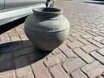 Grote decoratieve pot van steen, Steen, Gebruikt, Overige kleuren, 50 tot 75 cm