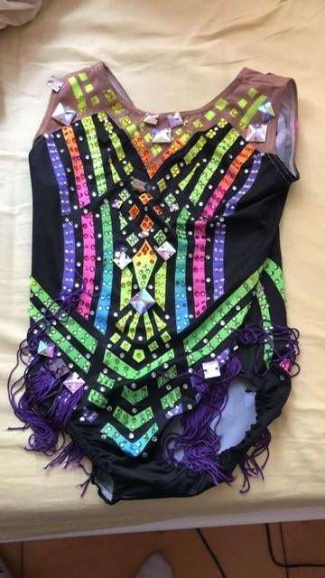 Ritmisch gimnastiek leotards, Maat 36 t/m 42, Ophalen of Verzenden, Gebruikt, Materiaal